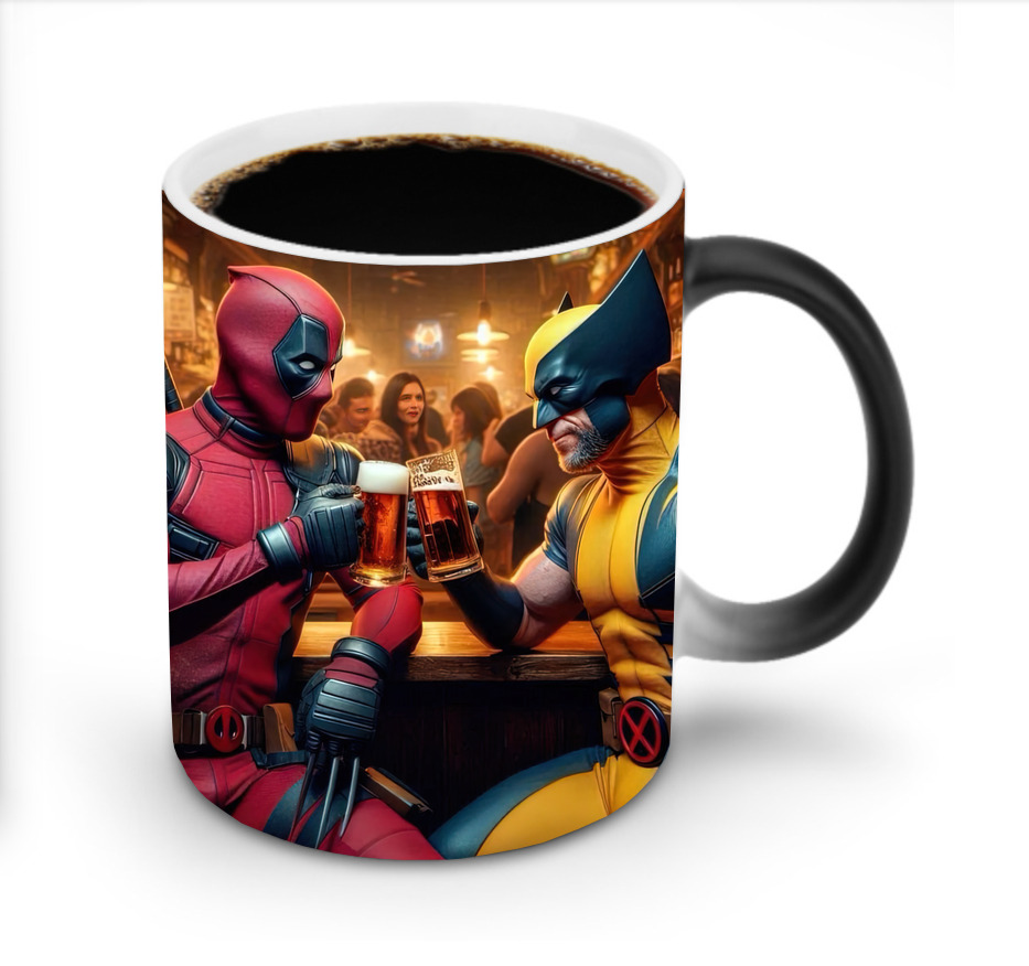 （画像用） Deadpool デッドプール 温度変色マグカップ