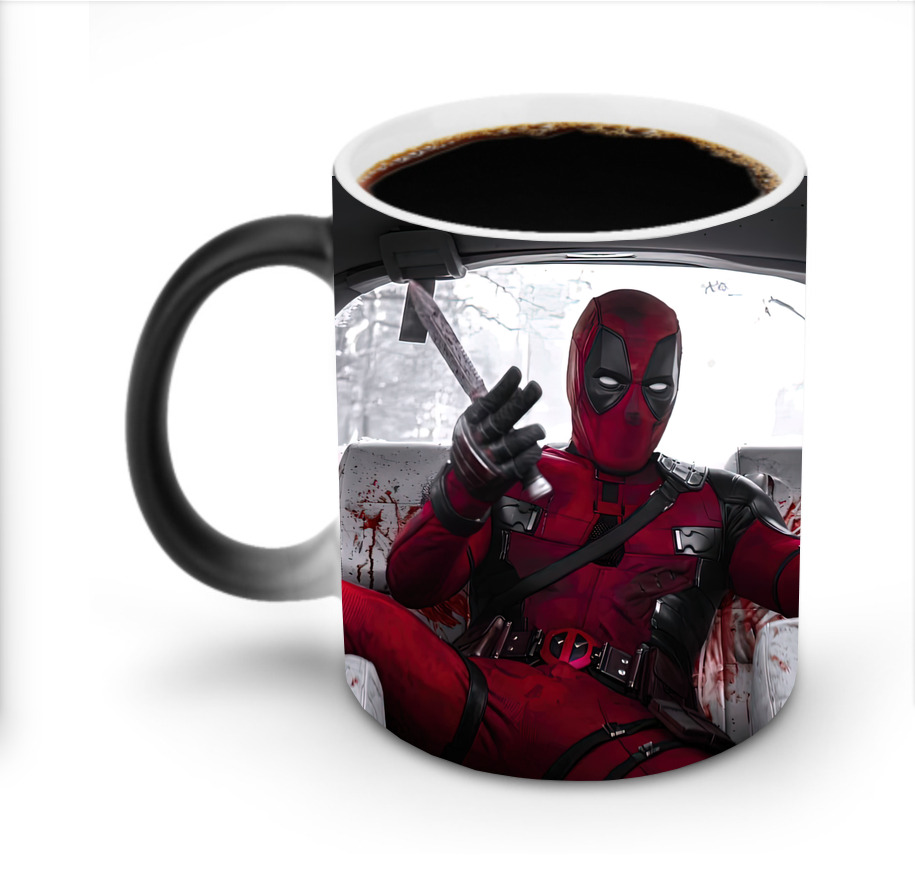 （画像用） Deadpool デッドプール 温度変色マグカップ