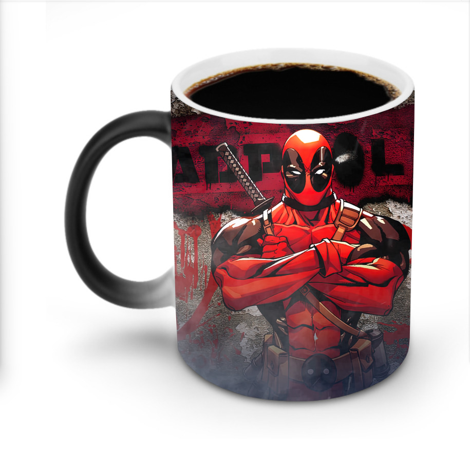 （画像用） Deadpool デッドプール 温度変色マグカップ