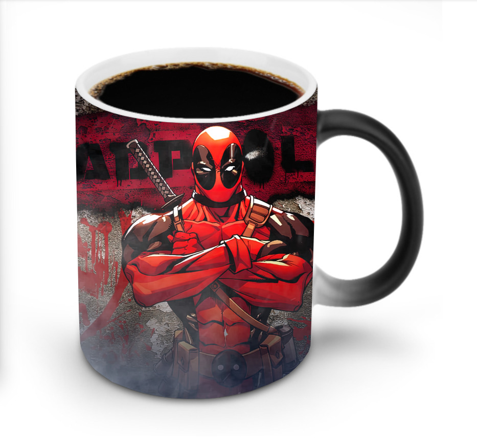 （画像用） Deadpool デッドプール 温度変色マグカップ