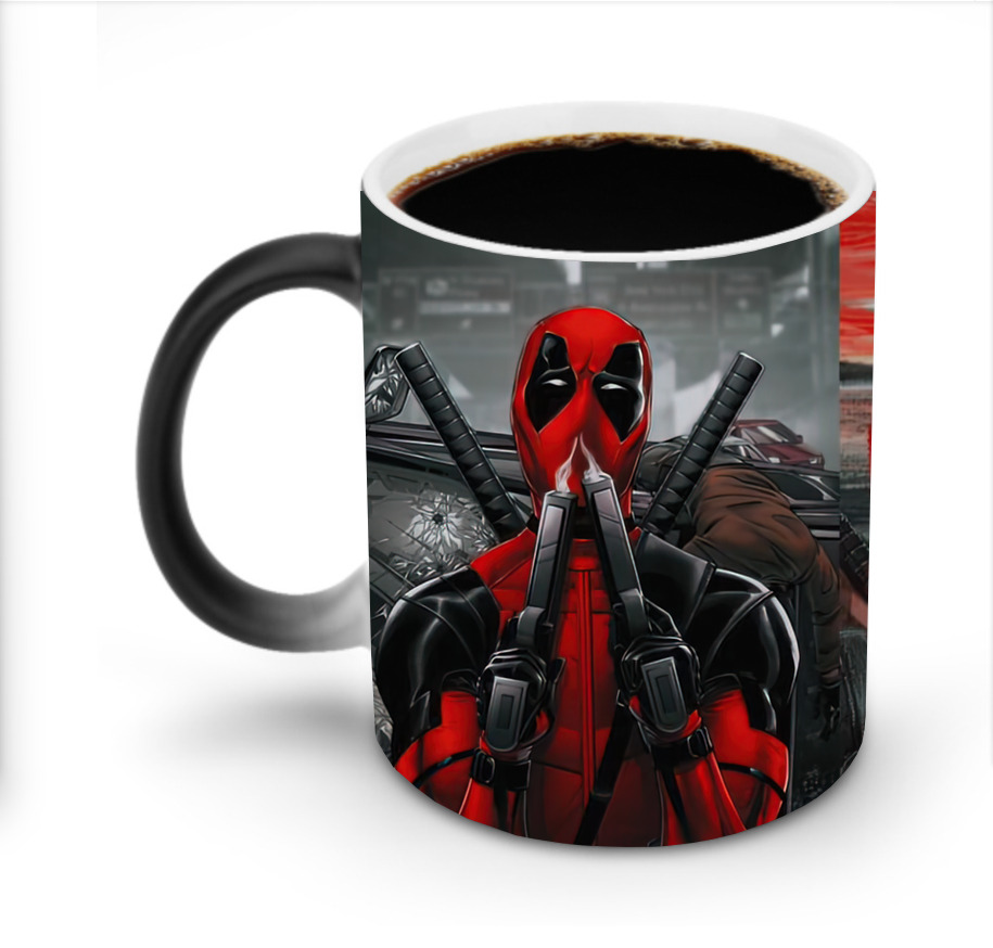 （画像用） Deadpool デッドプール 温度変色マグカップ