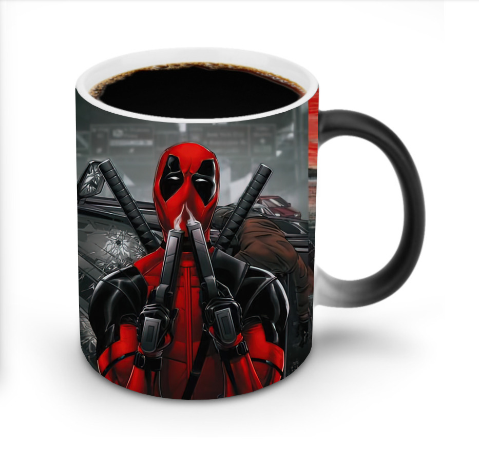 （画像用） Deadpool デッドプール 温度変色マグカップ