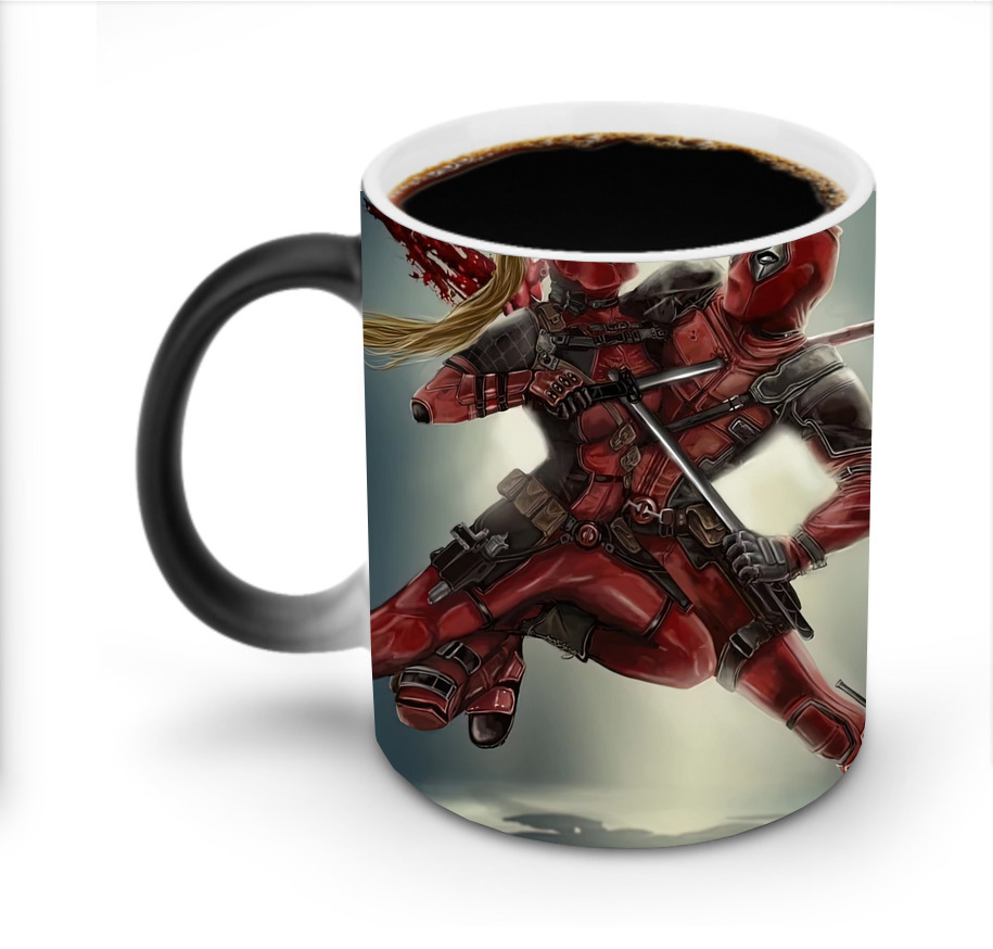 （画像用） Deadpool デッドプール 温度変色マグカップ