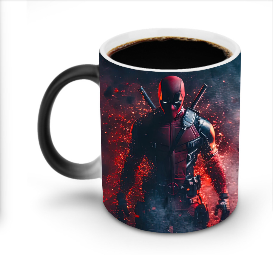 （画像用） Deadpool デッドプール 温度変色マグカップ
