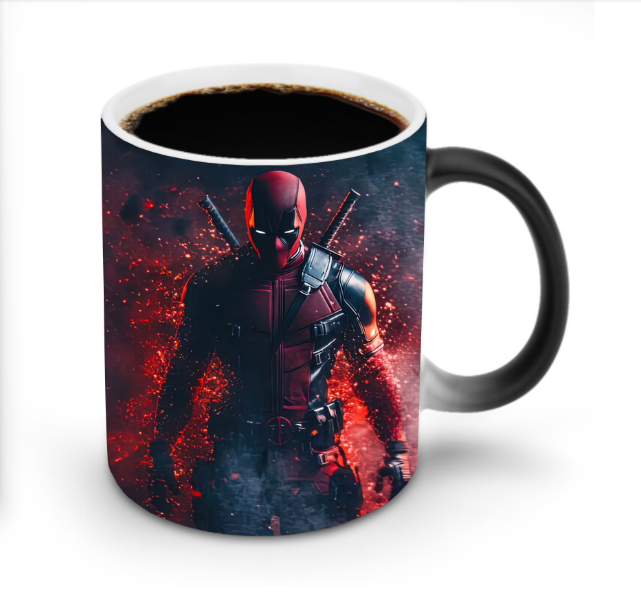 （画像用） Deadpool デッドプール 温度変色マグカップ