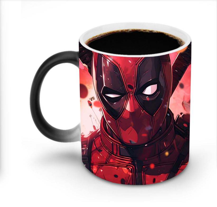 （画像用） Deadpool デッドプール 温度変色マグカップ