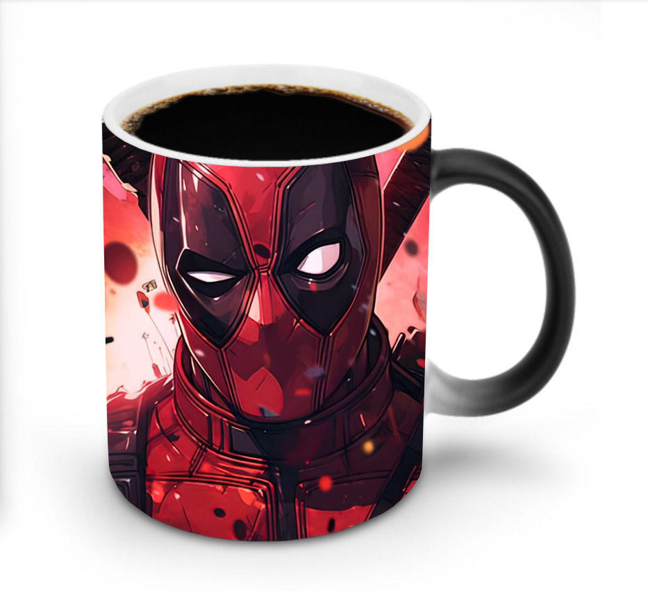 （画像用） Deadpool デッドプール 温度変色マグカップ