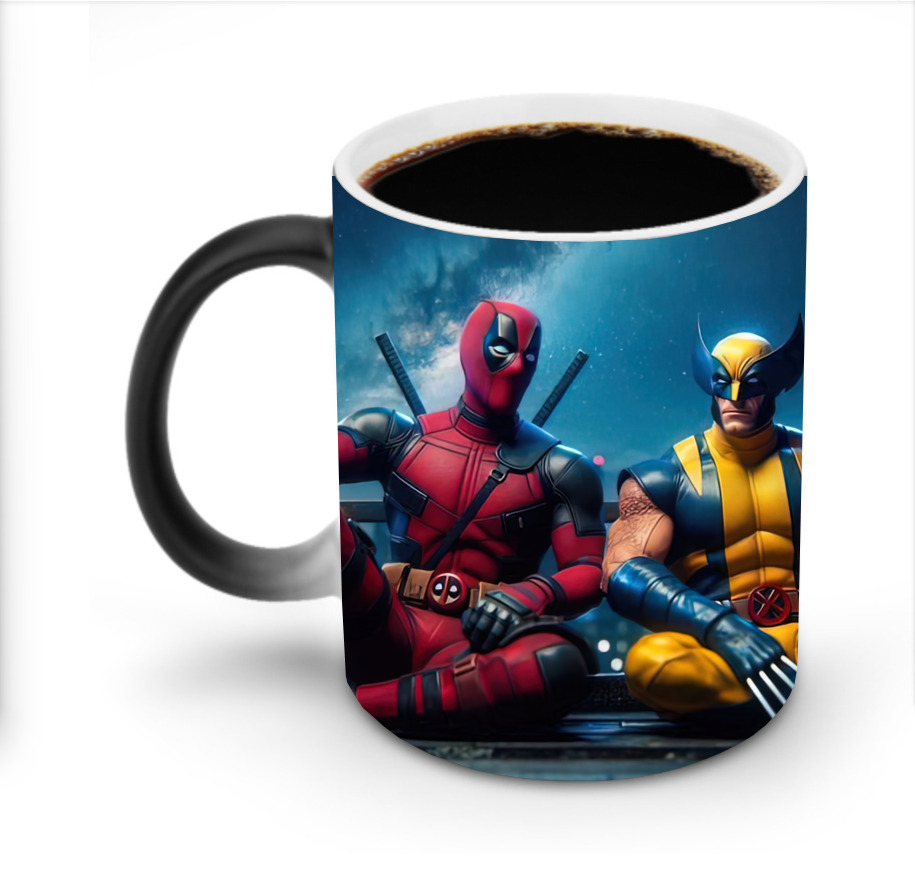 （画像用） Deadpool デッドプール 温度変色マグカップ