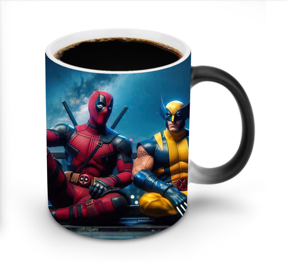 （画像用） Deadpool デッドプール 温度変色マグカップ