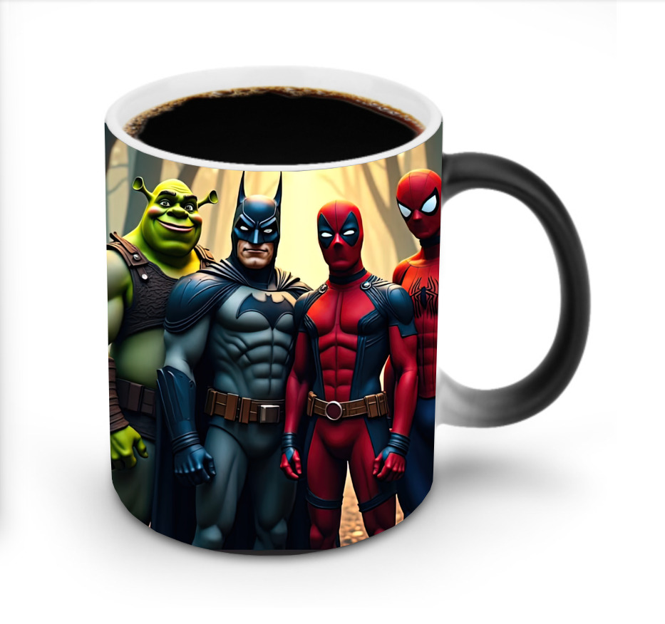 （画像用） Deadpool デッドプール 温度変色マグカップ