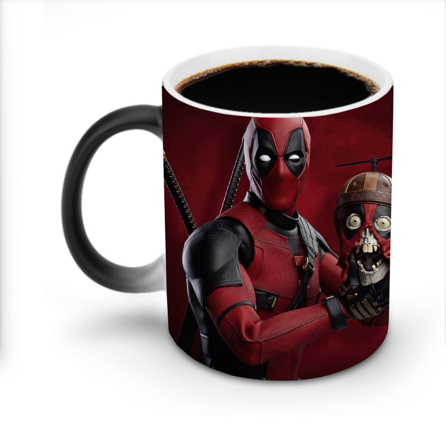 （画像用） Deadpool デッドプール 温度変色マグカップ