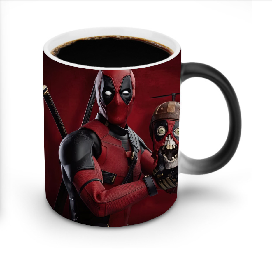 （画像用） Deadpool デッドプール 温度変色マグカップ