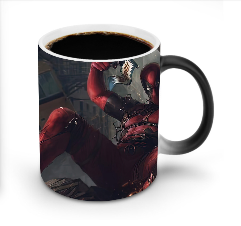 （画像用） Deadpool デッドプール 温度変色マグカップ