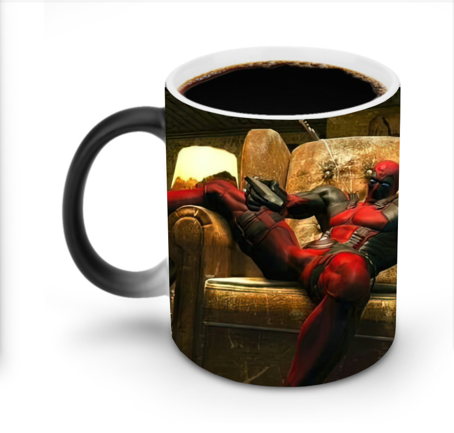 （画像用） Deadpool デッドプール 温度変色マグカップ