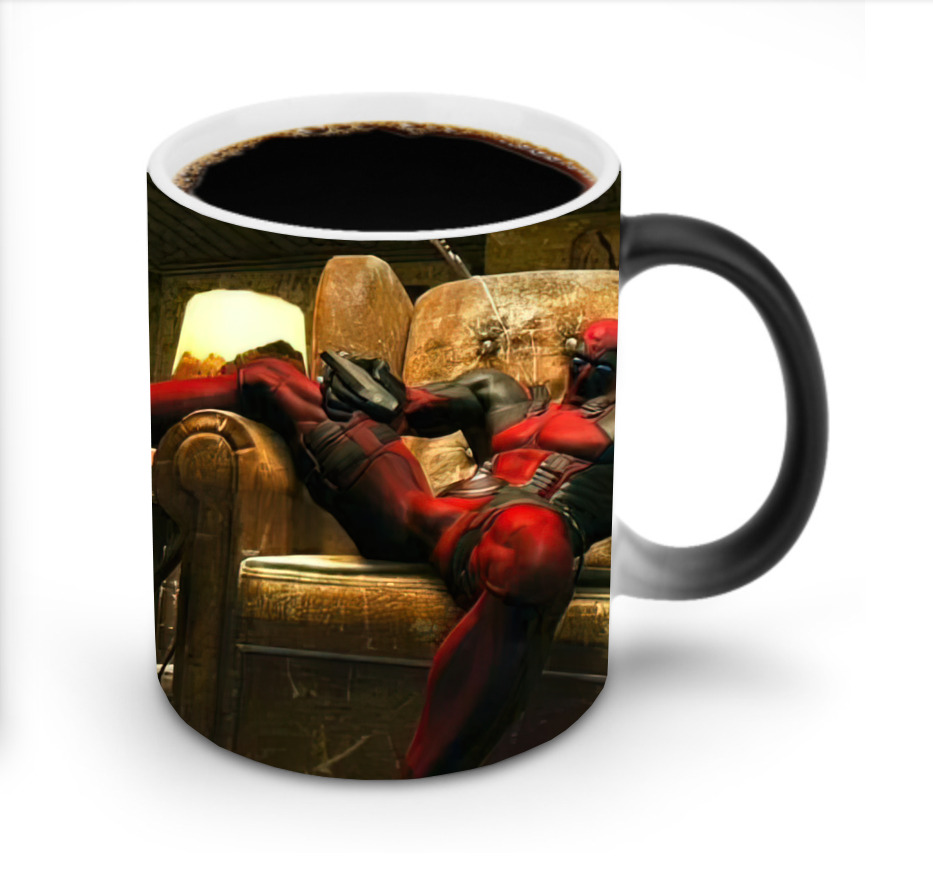 （画像用） Deadpool デッドプール 温度変色マグカップ