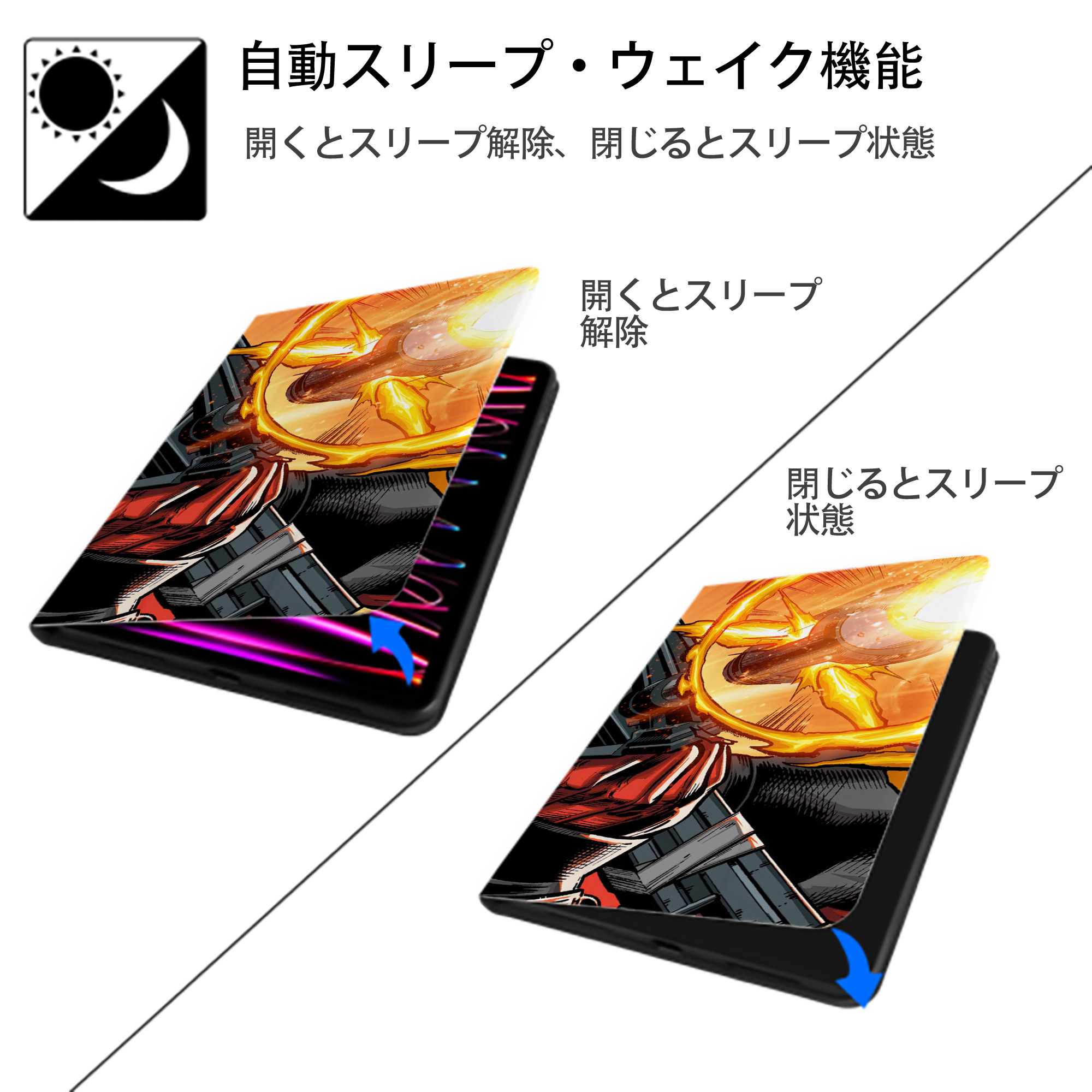 Deadpool デッドプール IPad ケース ブック型 PUレザー TPU 耐衝撃 軽量 薄型 ペン収納なし 全面保護 IPad 各モデル対応