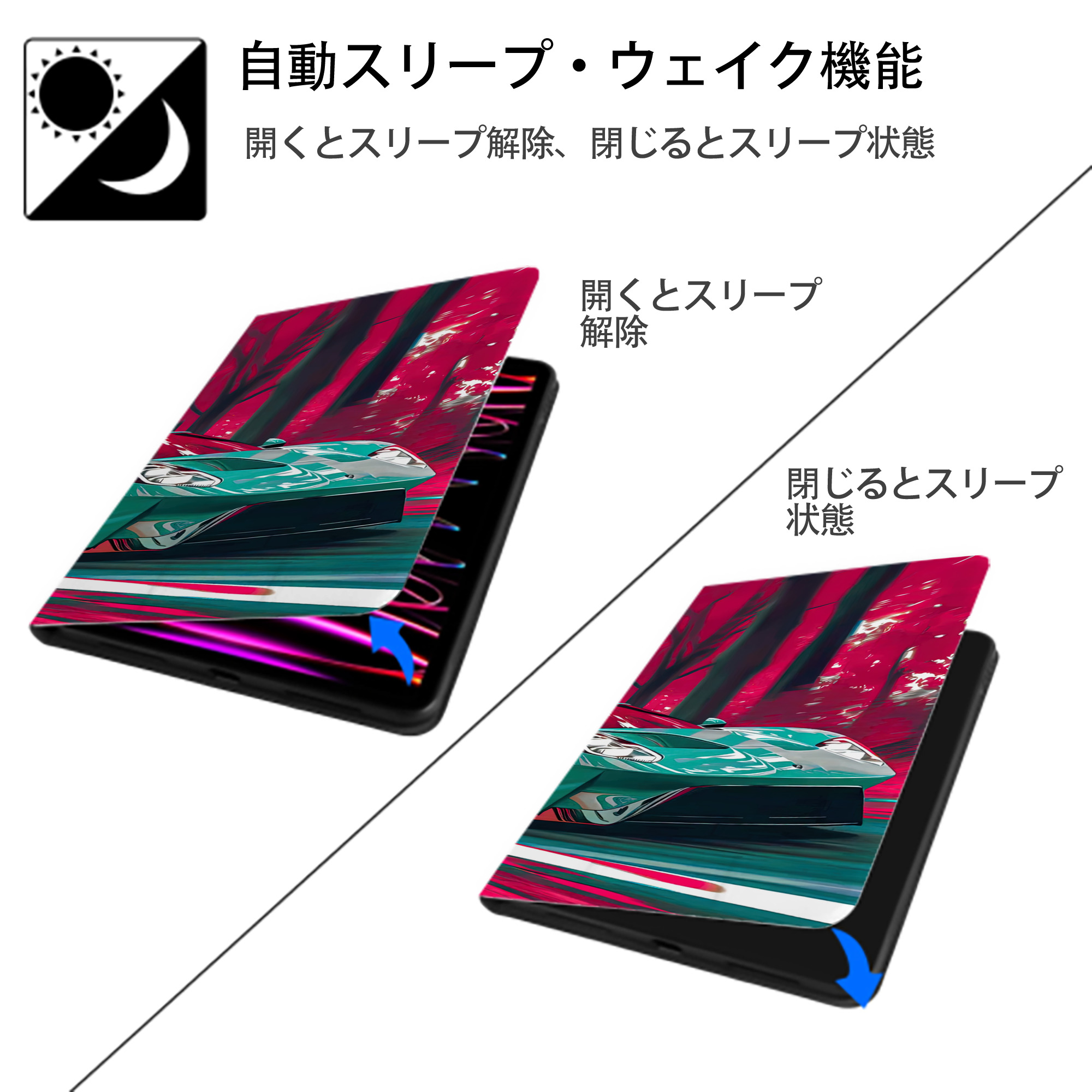 Deadpool デッドプール IPad ケース ブック型 PUレザー TPU 耐衝撃 軽量 薄型 ペン収納なし 全面保護 IPad 各モデル対応