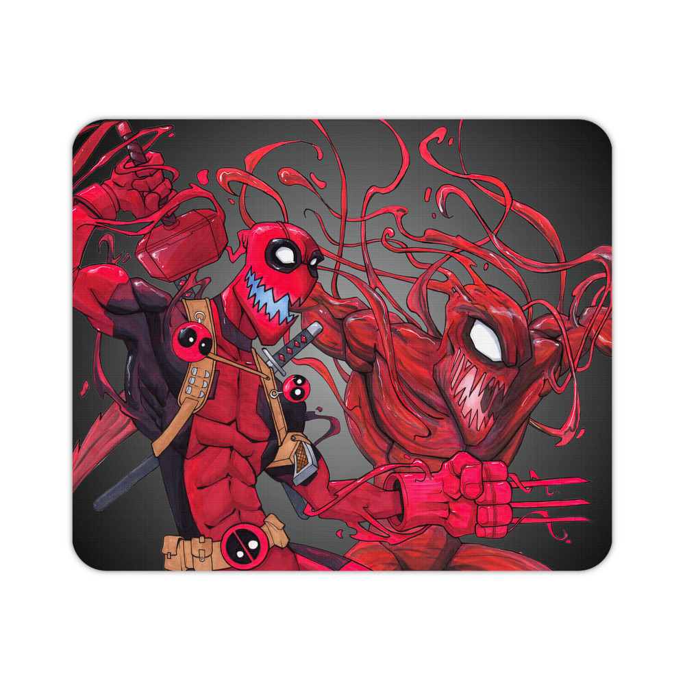 （画像用） Deadpool デッドプール マウスパッド ステッチ加工 ラバー素材 防水 滑り止め 超薄型 ゲーミング/オフィス対応