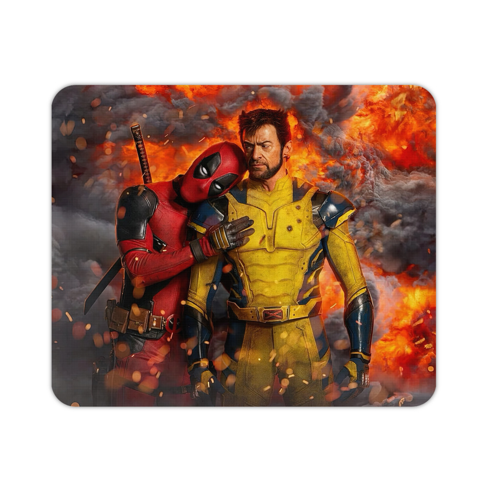 （画像用） Deadpool デッドプール マウスパッド ステッチ加工 ラバー素材 防水 滑り止め 超薄型 ゲーミング/オフィス対応