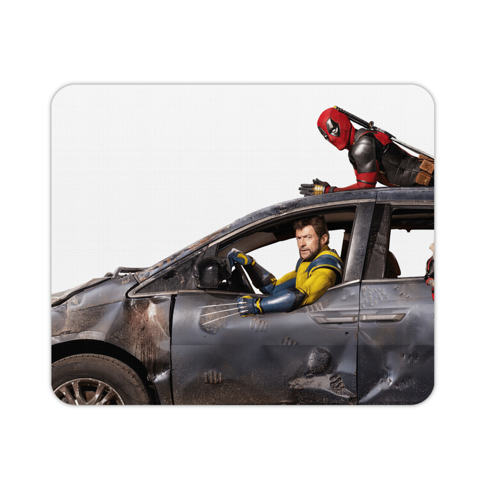 （画像用） Deadpool デッドプール マウスパッド ステッチ加工 ラバー素材 防水 滑り止め 超薄型 ゲーミング/オフィス対応