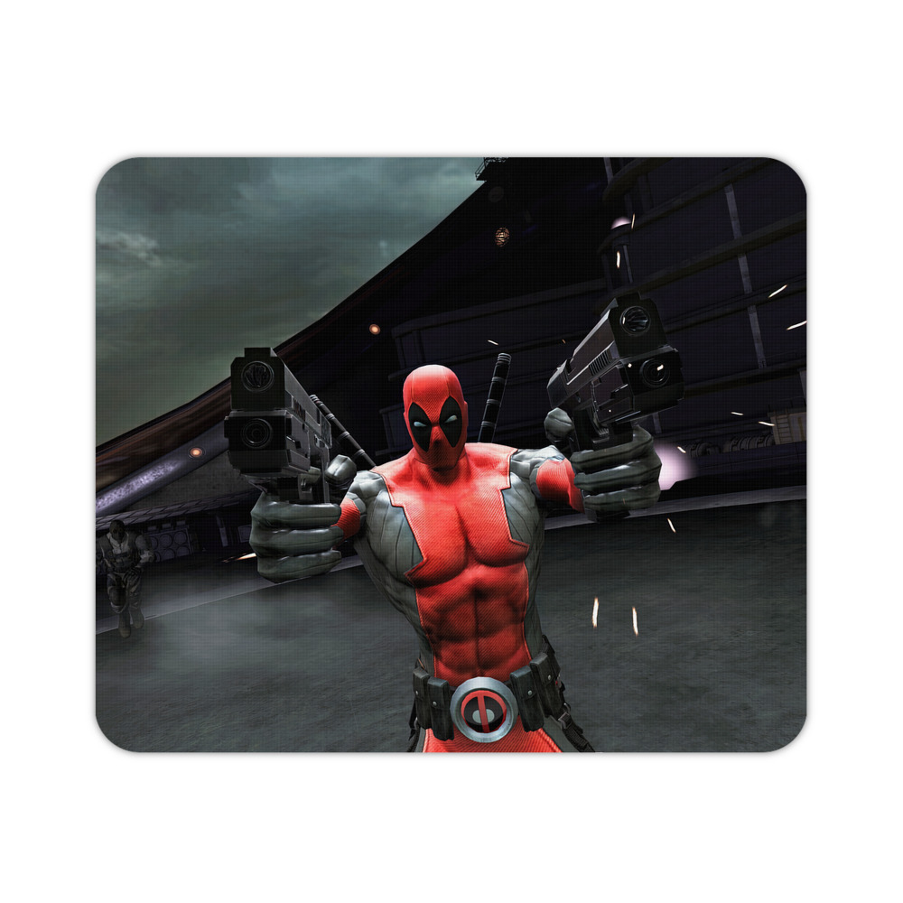 （画像用） Deadpool デッドプール マウスパッド ステッチ加工 ラバー素材 防水 滑り止め 超薄型 ゲーミング/オフィス対応