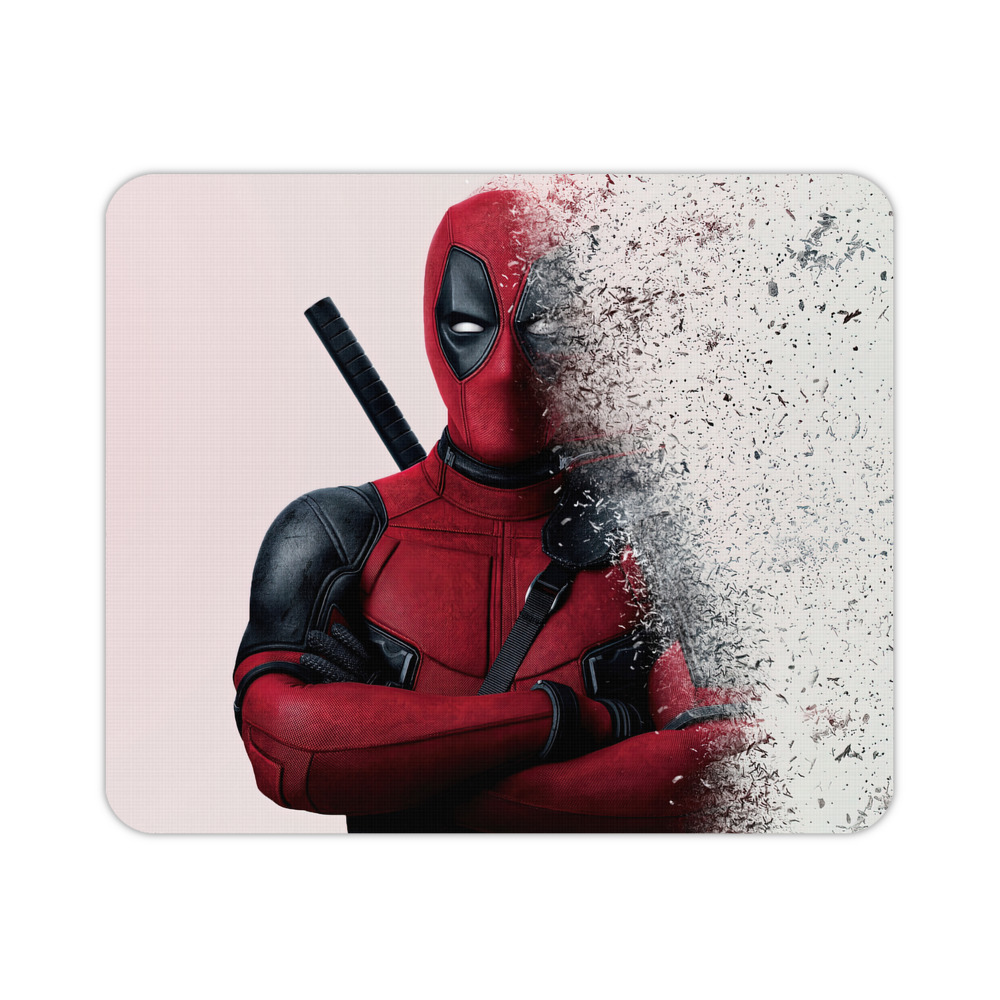 （画像用） Deadpool デッドプール マウスパッド ステッチ加工 ラバー素材 防水 滑り止め 超薄型 ゲーミング/オフィス対応