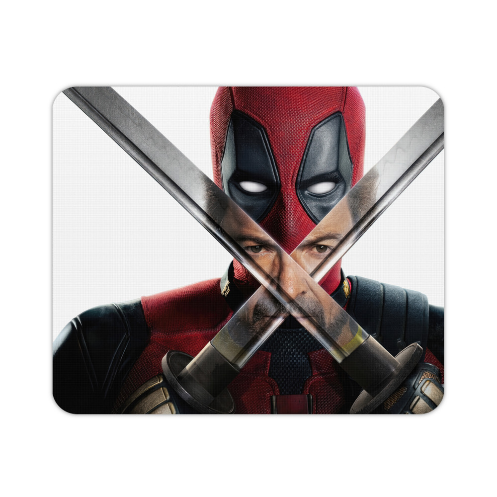 （画像用） Deadpool デッドプール マウスパッド ステッチ加工 ラバー素材 防水 滑り止め 超薄型 ゲーミング/オフィス対応
