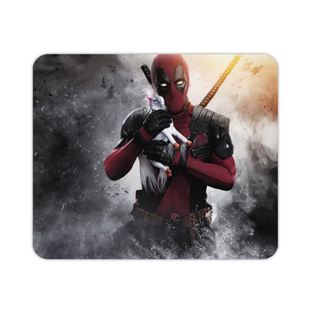 （画像用） Deadpool デッドプール マウスパッド ステッチ加工 ラバー素材 防水 滑り止め 超薄型 ゲーミング/オフィス対応
