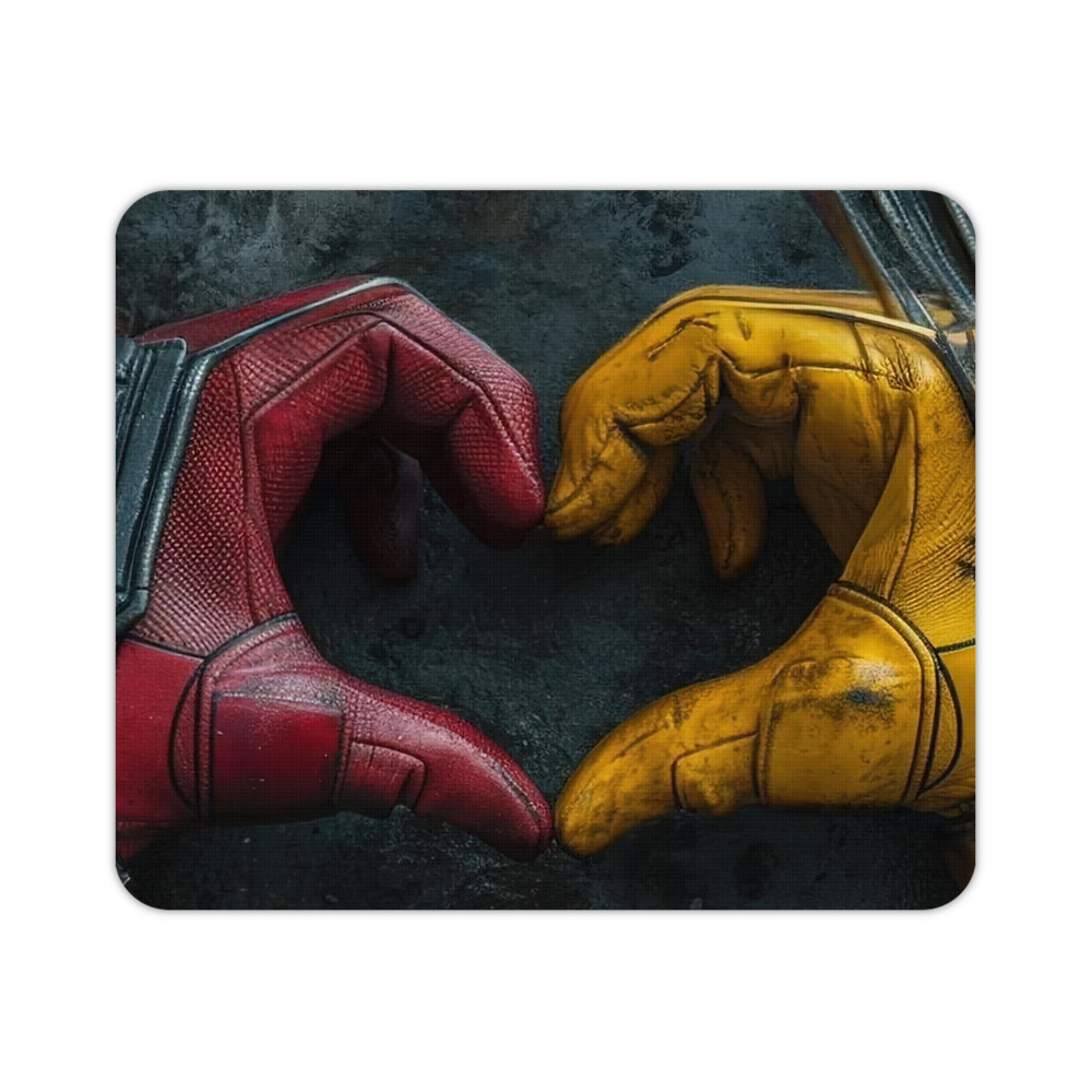 （画像用） Deadpool デッドプール マウスパッド ステッチ加工 ラバー素材 防水 滑り止め 超薄型 ゲーミング/オフィス対応
