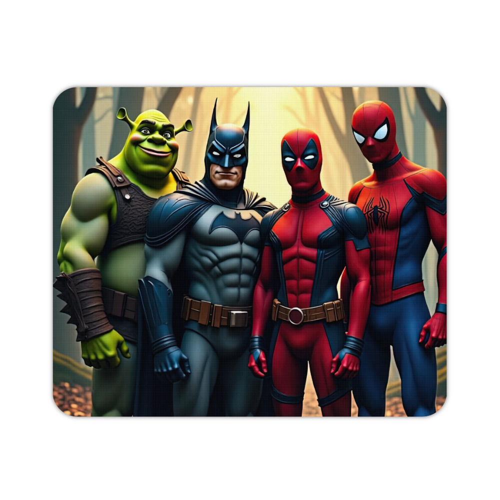 （画像用） Deadpool デッドプール マウスパッド ステッチ加工 ラバー素材 防水 滑り止め 超薄型 ゲーミング/オフィス対応