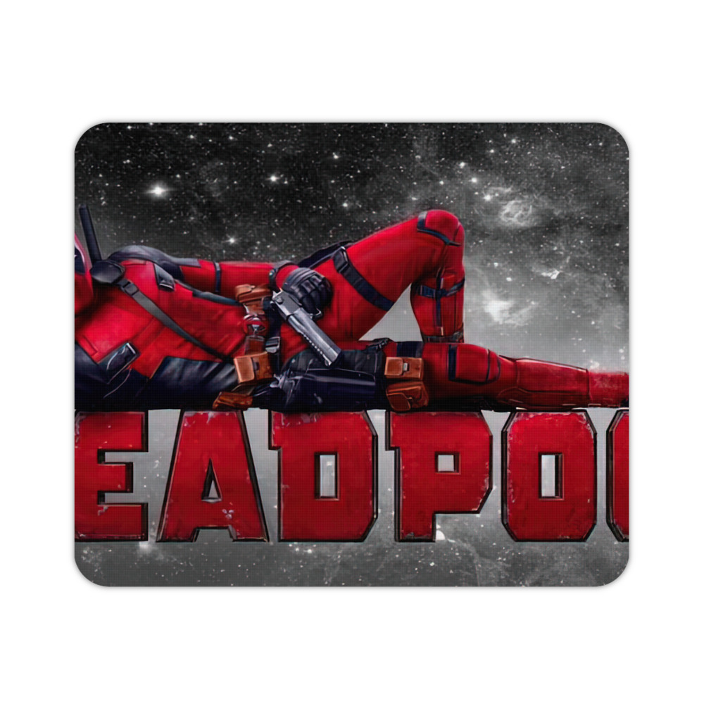 （画像用） Deadpool デッドプール マウスパッド ステッチ加工 ラバー素材 防水 滑り止め 超薄型 ゲーミング/オフィス対応