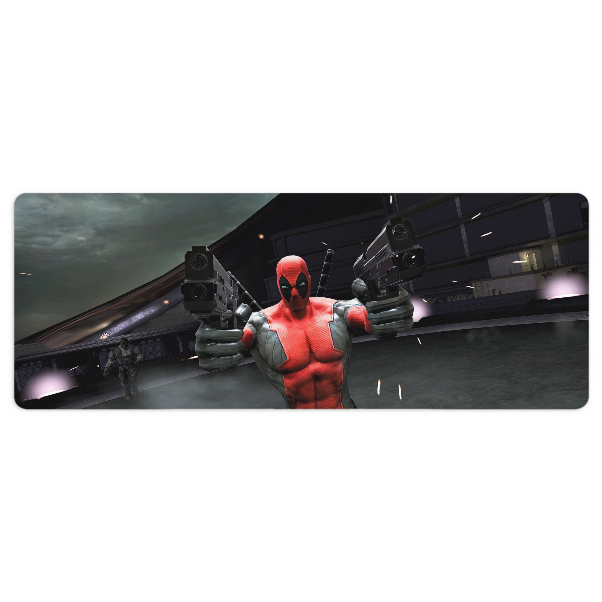 （画像用） Deadpool デッドプール ステッチ加工 大判デスクマット／滑り止めマウスパッド