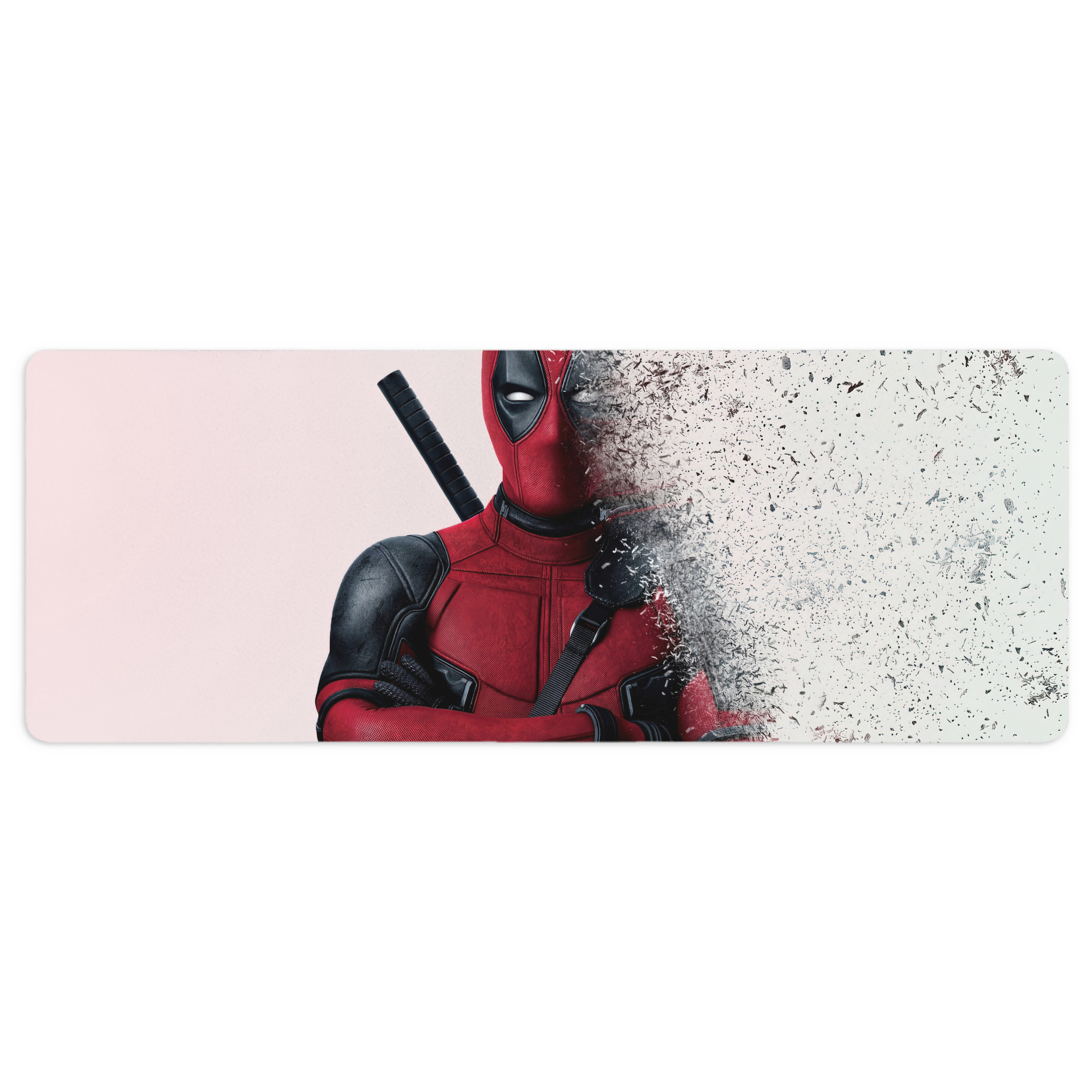 （画像用） Deadpool デッドプール ステッチ加工 大判デスクマット／滑り止めマウスパッド