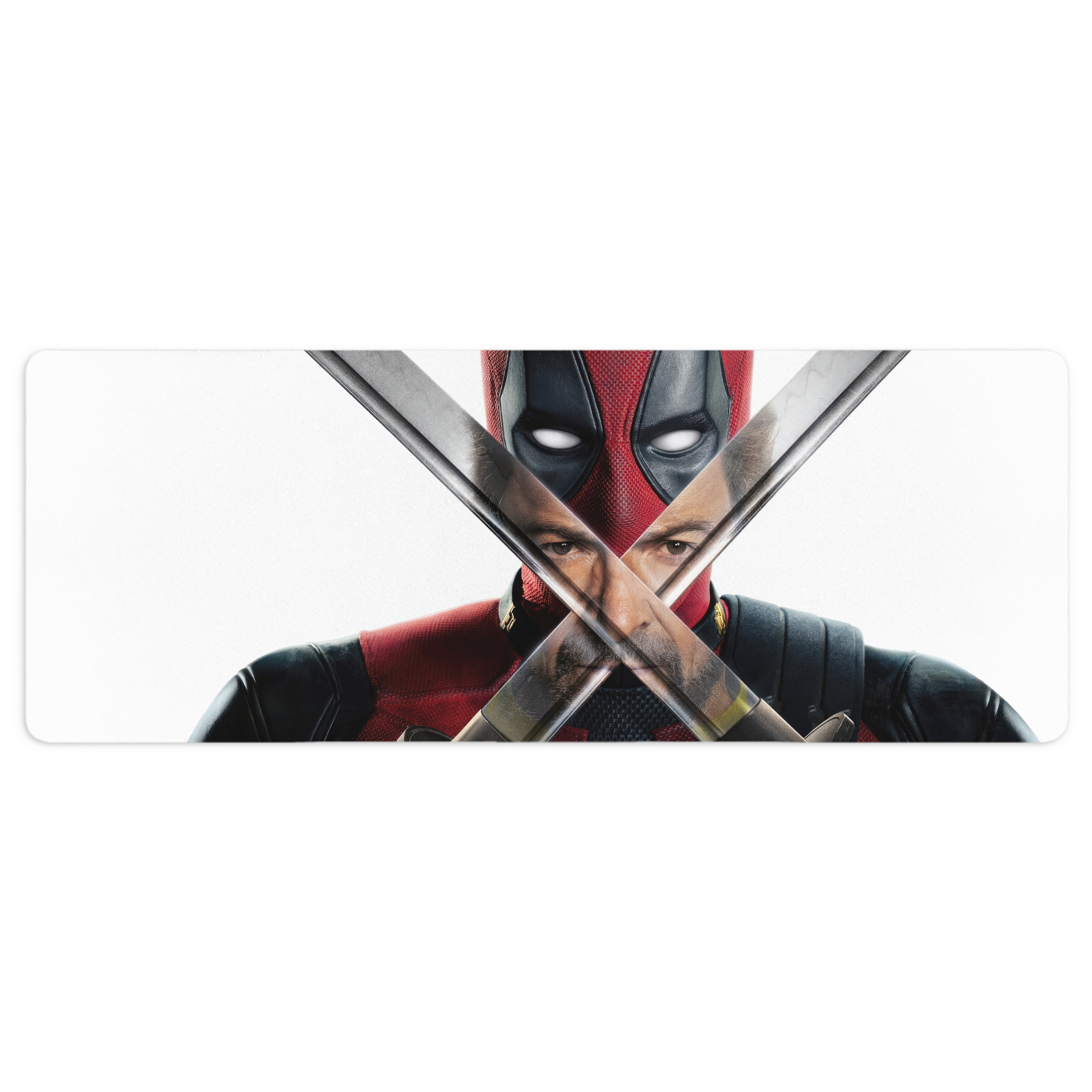 （画像用） Deadpool デッドプール ステッチ加工 大判デスクマット／滑り止めマウスパッド