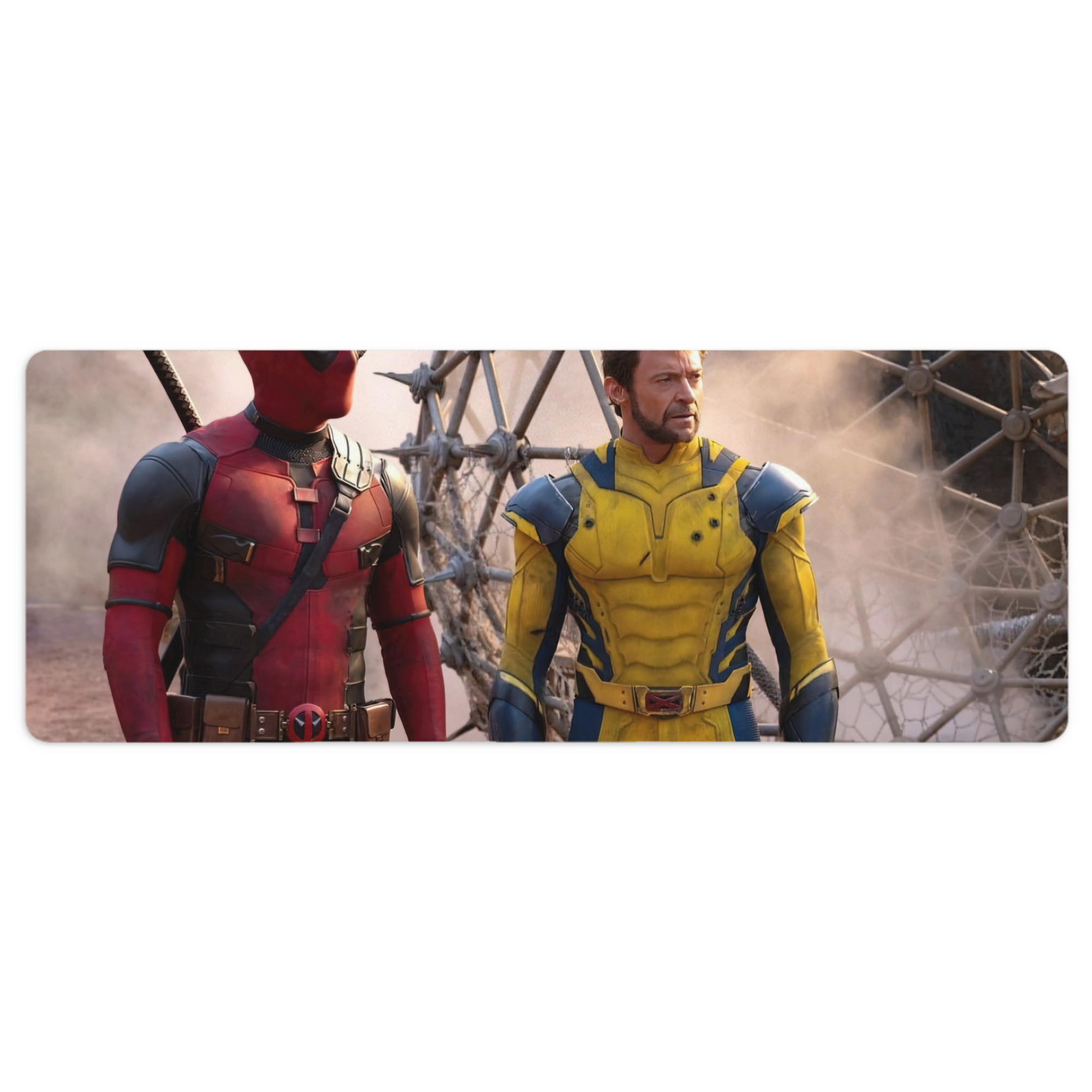 （画像用） Deadpool デッドプール ステッチ加工 大判デスクマット／滑り止めマウスパッド