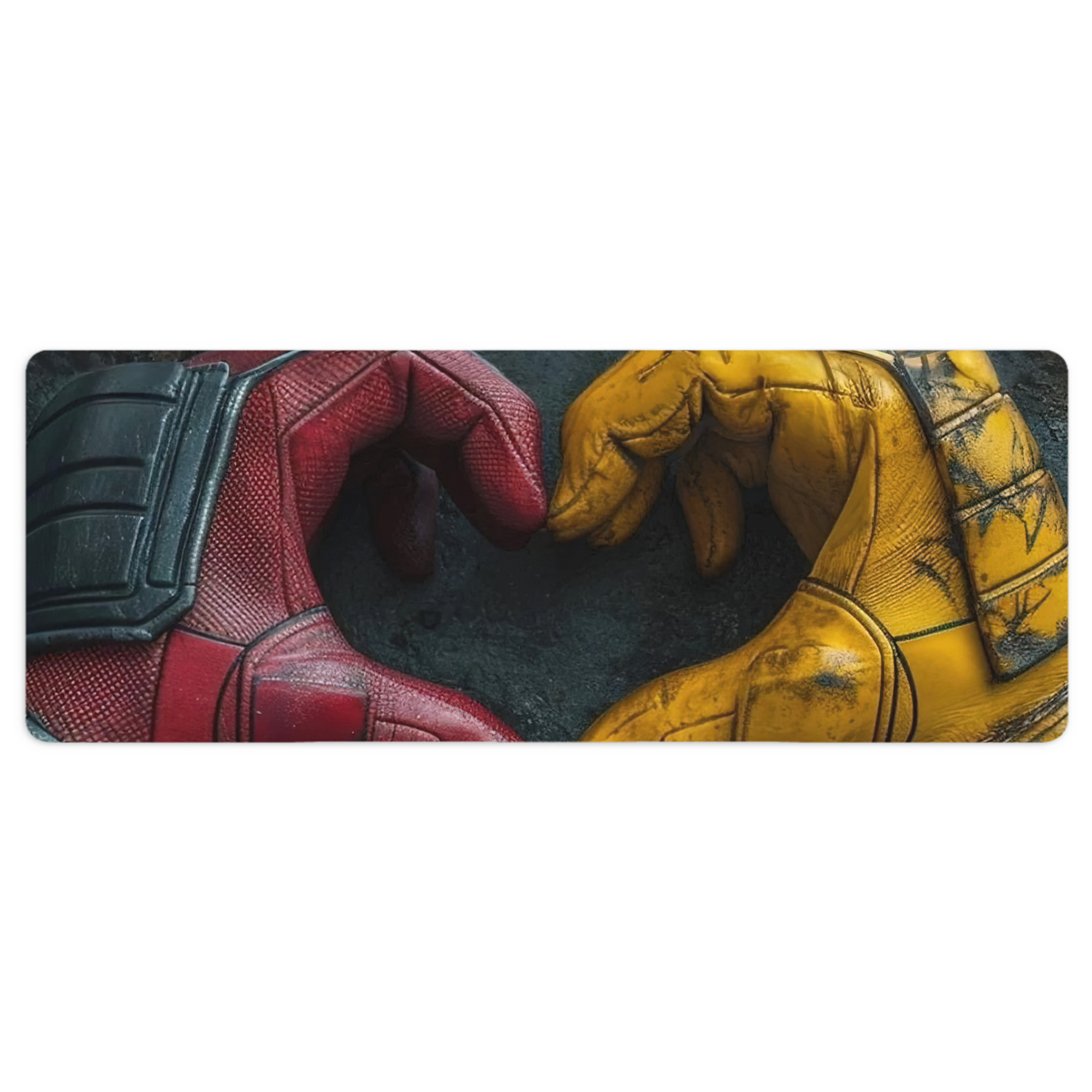 （画像用） Deadpool デッドプール ステッチ加工 大判デスクマット／滑り止めマウスパッド