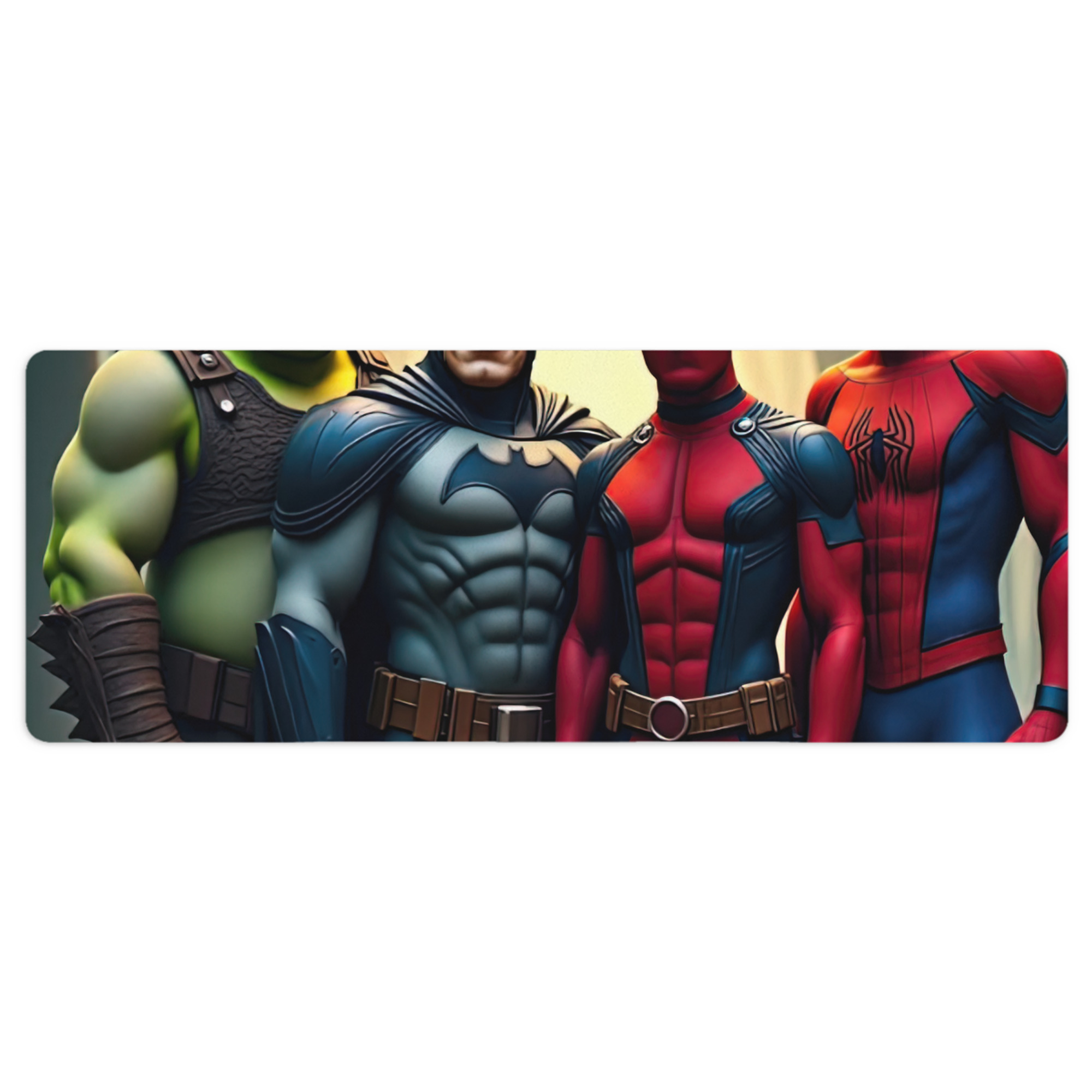 （画像用） Deadpool デッドプール ステッチ加工 大判デスクマット／滑り止めマウスパッド