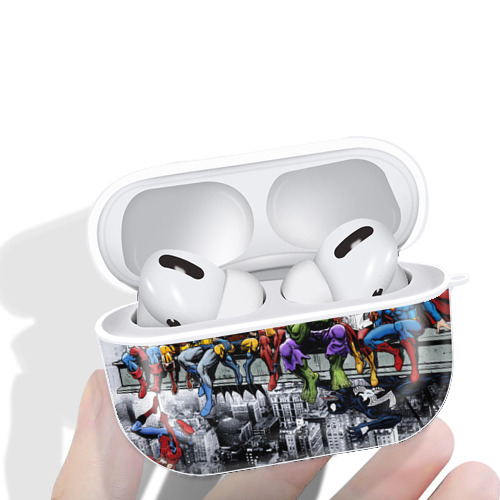 Deadpool デッドプール 【AirPods Pro用】ハードシェル保護ケース 耐衝撃・防指紋・カラビナ付き商品仕様