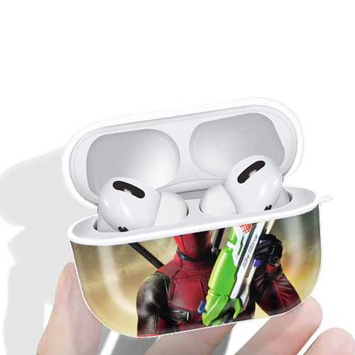 Deadpool デッドプール 【AirPods Pro用】ハードシェル保護ケース 耐衝撃・防指紋・カラビナ付き商品仕様