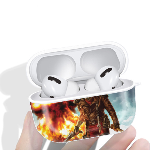 Deadpool デッドプール 【AirPods Pro用】ハードシェル保護ケース 耐衝撃・防指紋・カラビナ付き商品仕様