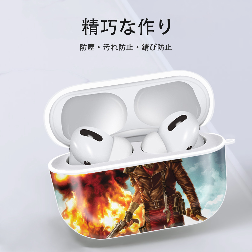 Deadpool デッドプール 【AirPods Pro用】ハードシェル保護ケース 耐衝撃・防指紋・カラビナ付き商品仕様