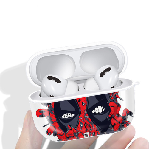 Deadpool デッドプール 【AirPods Pro用】ハードシェル保護ケース 耐衝撃・防指紋・カラビナ付き商品仕様