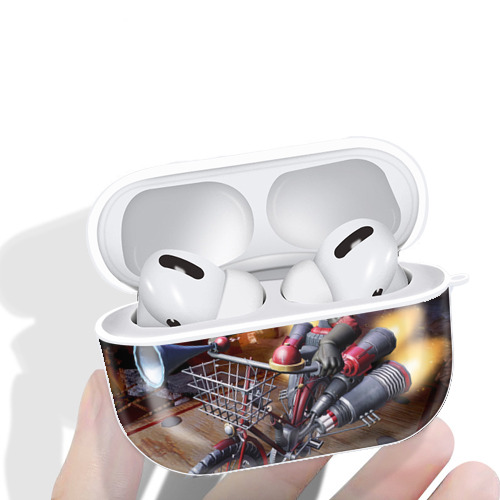 Deadpool デッドプール 【AirPods Pro用】ハードシェル保護ケース 耐衝撃・防指紋・カラビナ付き商品仕様