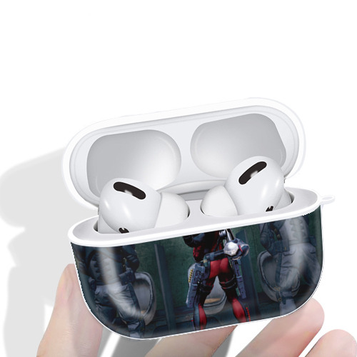 Deadpool デッドプール 【AirPods Pro用】ハードシェル保護ケース 耐衝撃・防指紋・カラビナ付き商品仕様