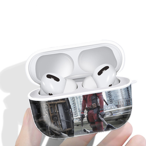 Deadpool デッドプール 【AirPods Pro用】ハードシェル保護ケース 耐衝撃・防指紋・カラビナ付き商品仕様