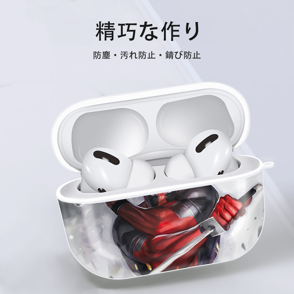 Deadpool デッドプール 【AirPods Pro用】ハードシェル保護ケース 耐衝撃・防指紋・カラビナ付き商品仕様