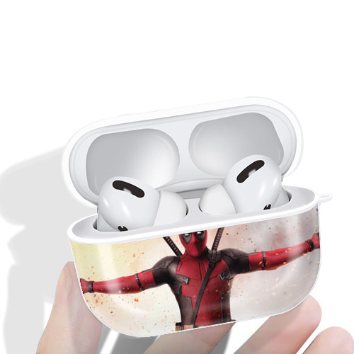 Deadpool デッドプール 【AirPods Pro用】ハードシェル保護ケース 耐衝撃・防指紋・カラビナ付き商品仕様