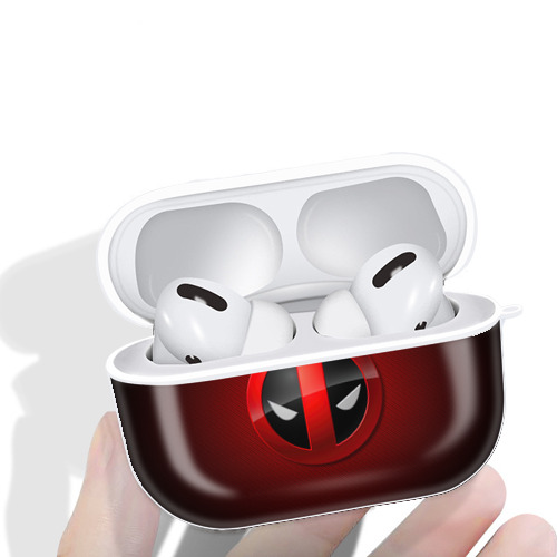 Deadpool デッドプール 【AirPods Pro用】ハードシェル保護ケース 耐衝撃・防指紋・カラビナ付き商品仕様
