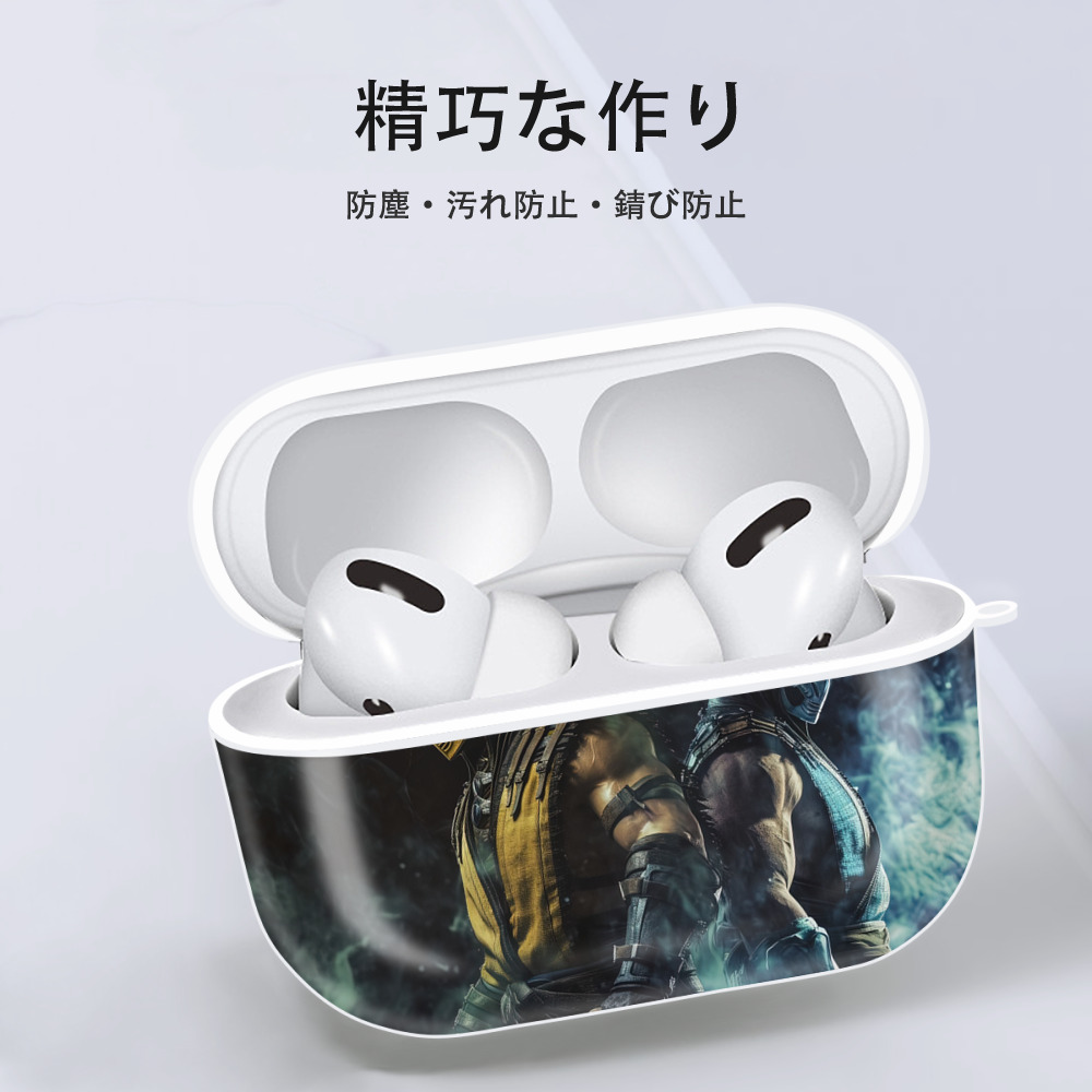 Deadpool デッドプール 【AirPods Pro用】ハードシェル保護ケース 耐衝撃・防指紋・カラビナ付き商品仕様