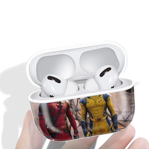 Deadpool デッドプール 【AirPods Pro用】ハードシェル保護ケース 耐衝撃・防指紋・カラビナ付き商品仕様